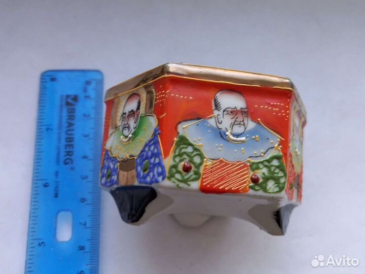 Вазочка Япония роспись эмалевыми красками