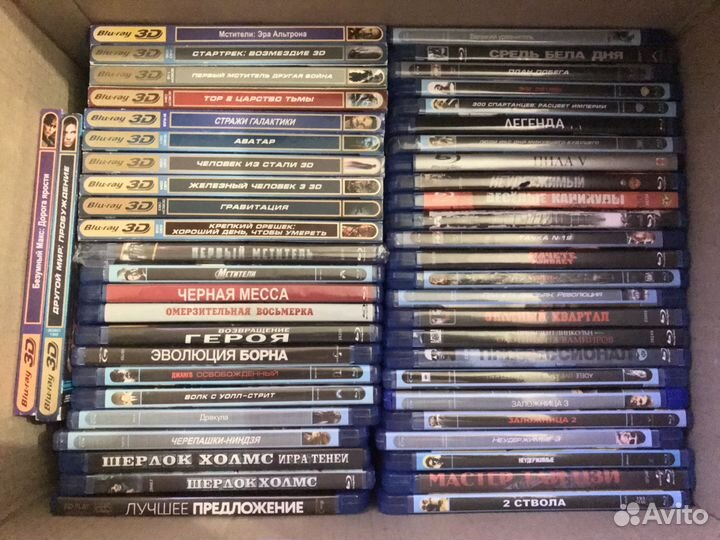 Коллекция blu-ray и dvd дисков