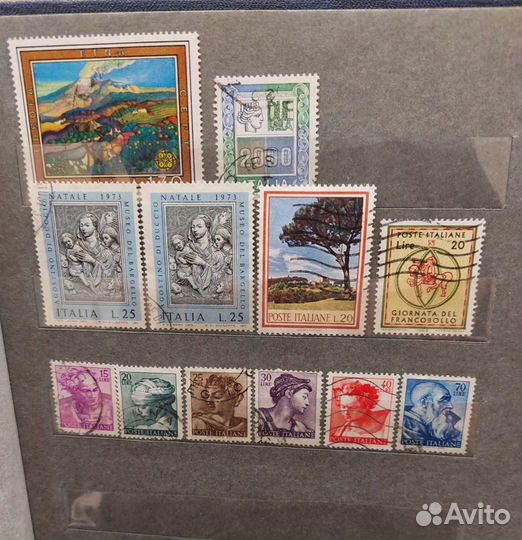 Старые почтовые марки стран Европы