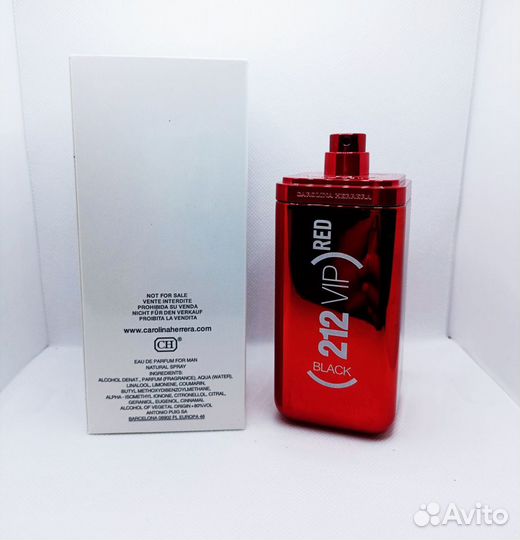 Carolina Herrera 212 Vip Black Red парфюм