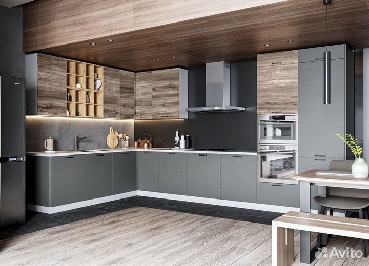 Кухня в стиле лофт на заказ