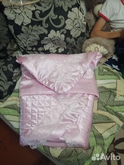 Конверт на выписку для девочки весна осень