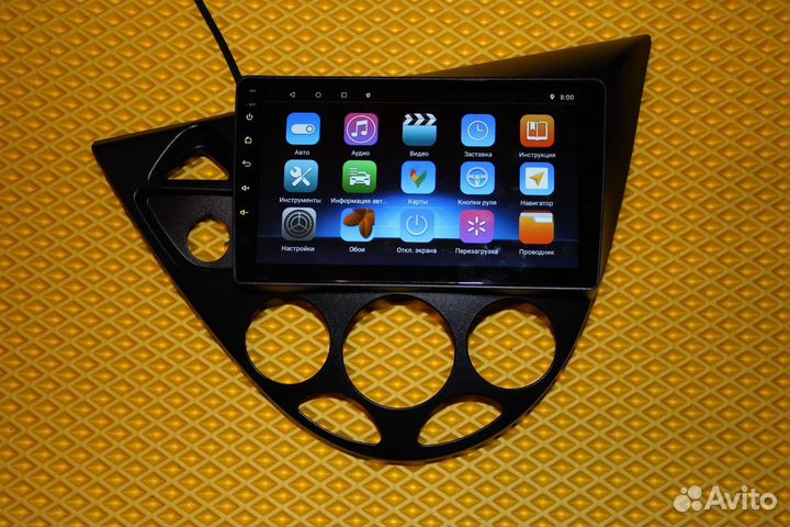 Магнитола ford focus 1 android 9 дюймов