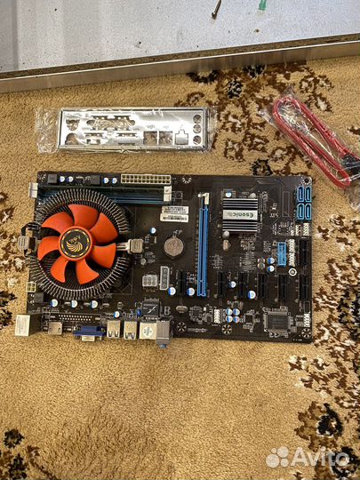 Материнская плата с процессором i3 + 4gb озу