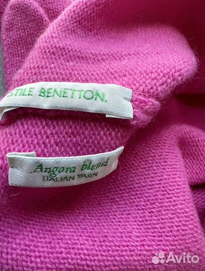 Benetton шапка+перчатки