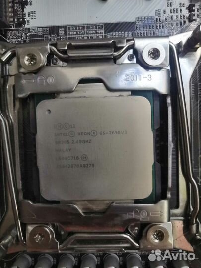 Xeon 2630v3 8/16 комплект 16gb