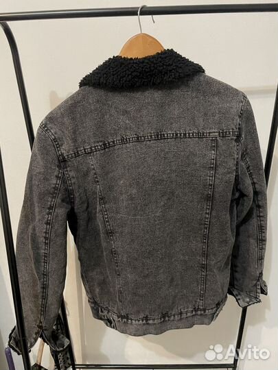 Джинсовая куртка шерпа primark