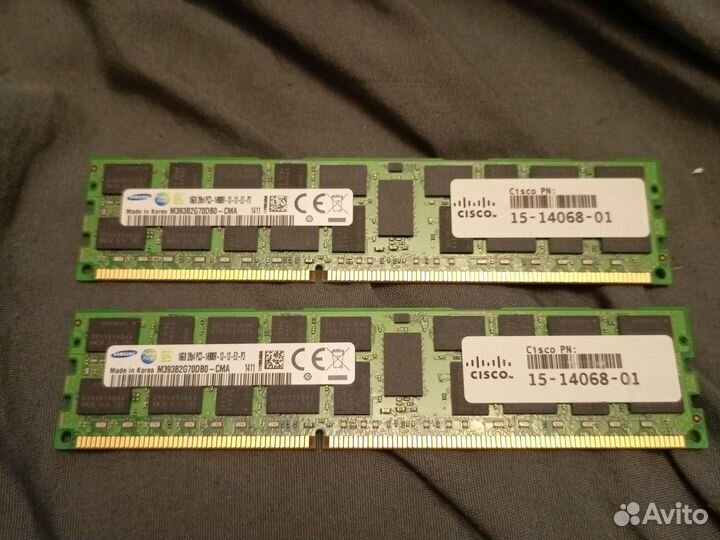 Оперативная память ddr3 32гб 2*16гб серверная