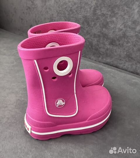 Резиновые сапоги для девочки Crocs c6/7 оригинал