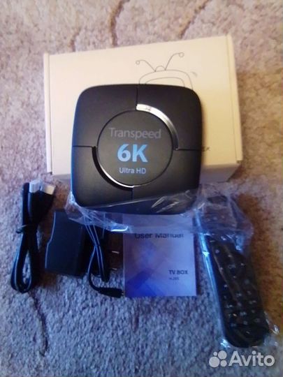 Смарт тв приставка Transpeed, андроид 10-12,8К,6K
