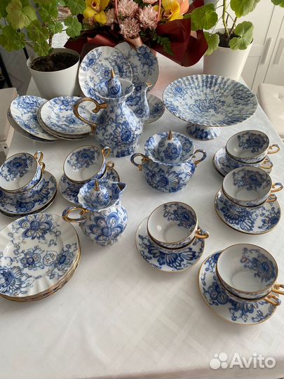 Чайный сервиз Поющий сад лфз на 12 персон