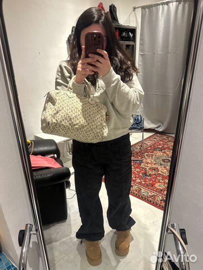 Сумка оригинал louis vuitton Lin Mini Speedy 30