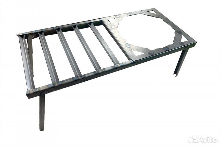 Решётка костровая с секцией под казан d 250мм