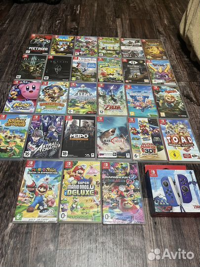 Игры для nintendo switch б/у новые