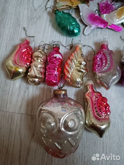 Елочные игрушки СССР