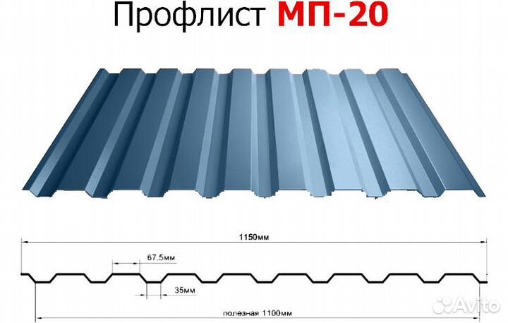 Профлист, черепица и комплектующие в наличии