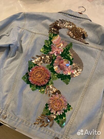 Новая джинсовая куртка Dalood, оверсайз