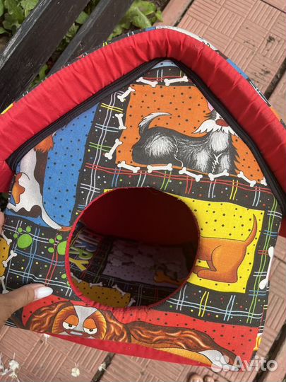 Мягкий домик для собаки