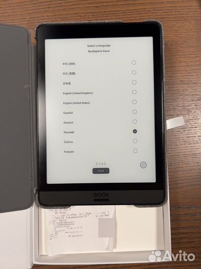 Продам onyx boox kon-tiki 3 + официальный пульт ду