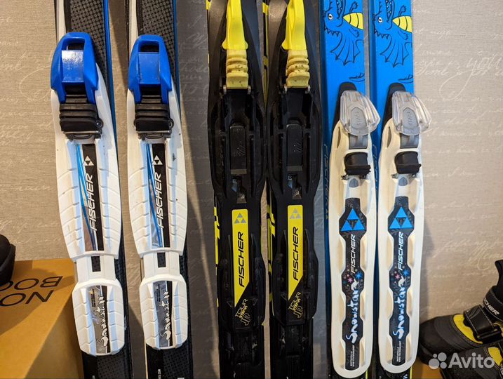 Детские лыжные комплекты Fischer SnowStar 110 120
