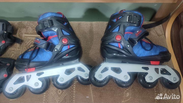 Роликовые коньки детские раздвижные 31-36