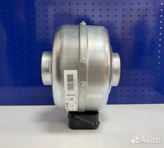 Вентилятор вкк 100м оцинкованный круглый канальный