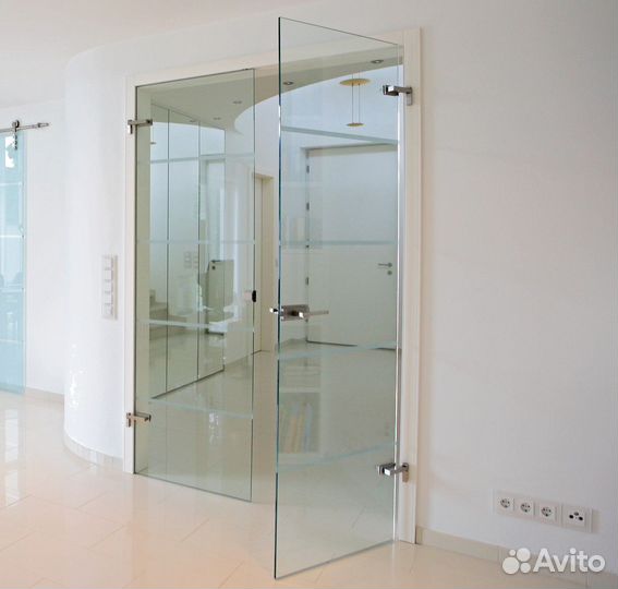 Двери из стекла