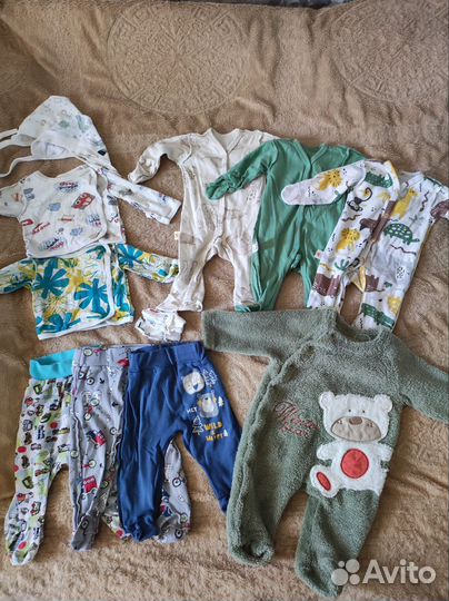 Детские вещи пакетом 56-68