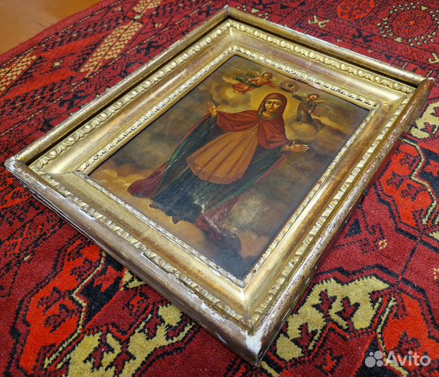 Старинная икона Богородицы Всех скорбящих Радость
