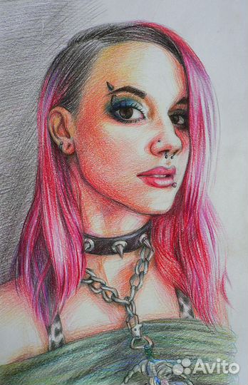 Портрет на заказ.Рисунок по фото