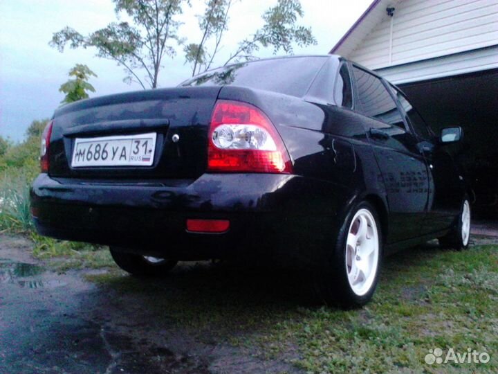 Задний бампер приора седан
