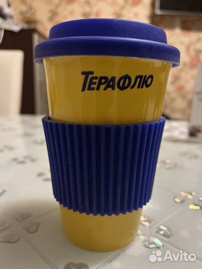 Термо кружка керамическая