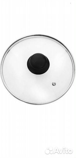 Стеклянная крышка, новая, 26см
