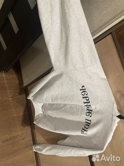 Черные псы худи серая