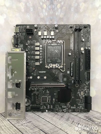 Новая материнская плата MSI PRO H610M-E DDR4