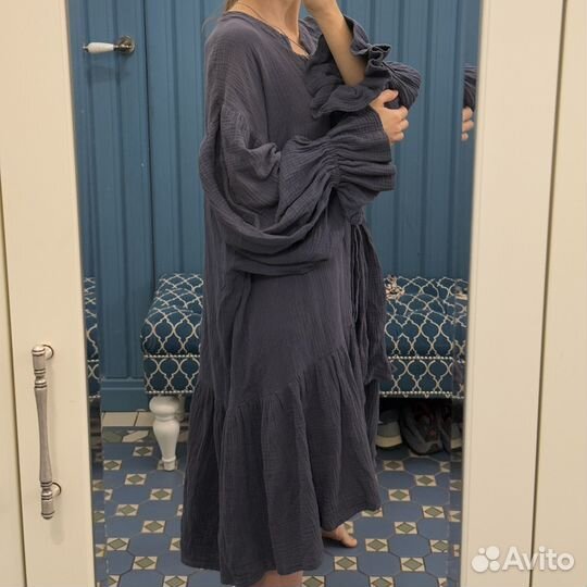 Платье country textile boho shirt