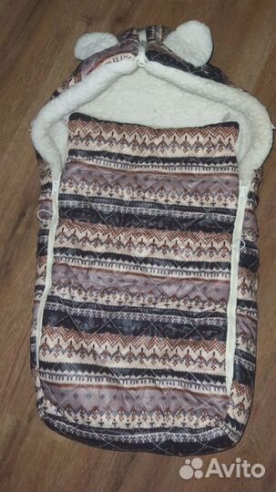 Зимний конверт в коляску