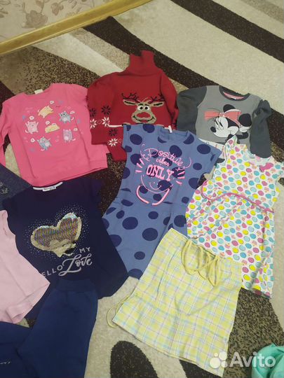 Вещи для девочки 134 140