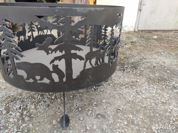 Костровая чаша, очаг, костровище