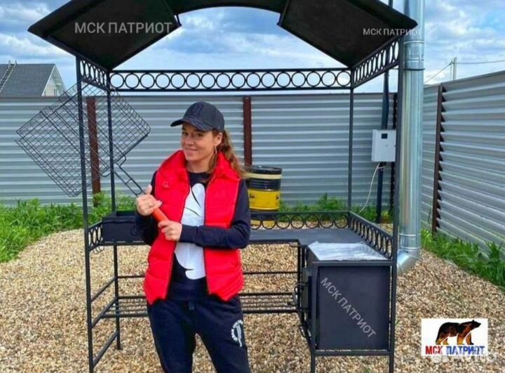 Беседка с мангалом