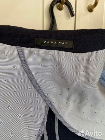 Пиджак мужской синий zara