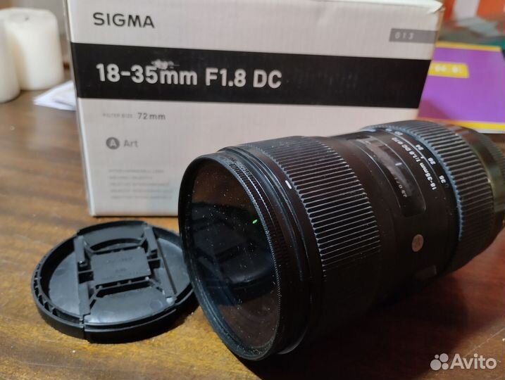 Объектив Sigma 18-35 1.8