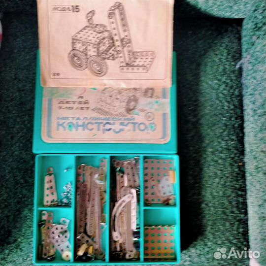 Металлический конструктор для уроков труда