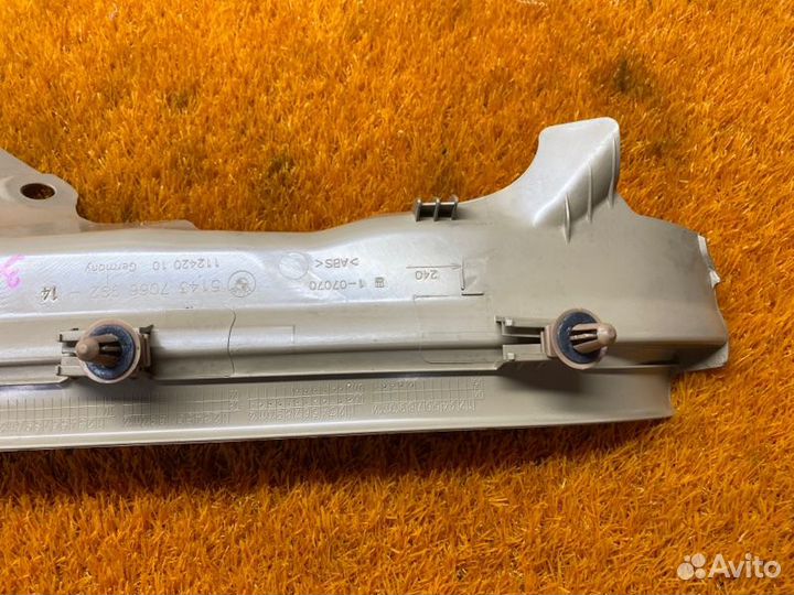 Накладка на порог салона задняя правая Bmw