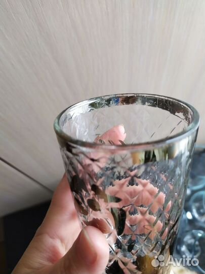 Бокалы для шампанского + стаканы