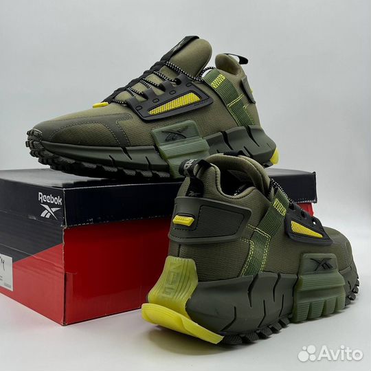 Кроссовки reebok zig kinetica armi green