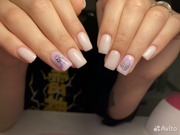 Маникюр с покрытием