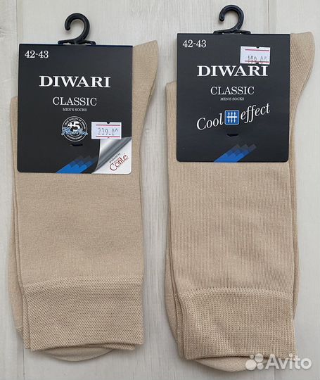 Носки мужские классические DiWaRi Conte (Беларусь)