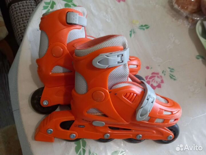 Роликовые коньки детские раздвижные 37-40 размер