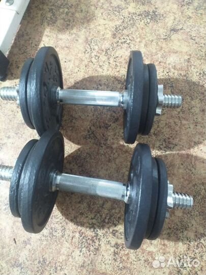 Гантели разбор 20,10, 8, 6, 6.8 3.7кг